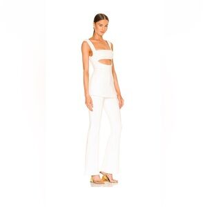 MISHA Costanza Jumpsuit in Ivory